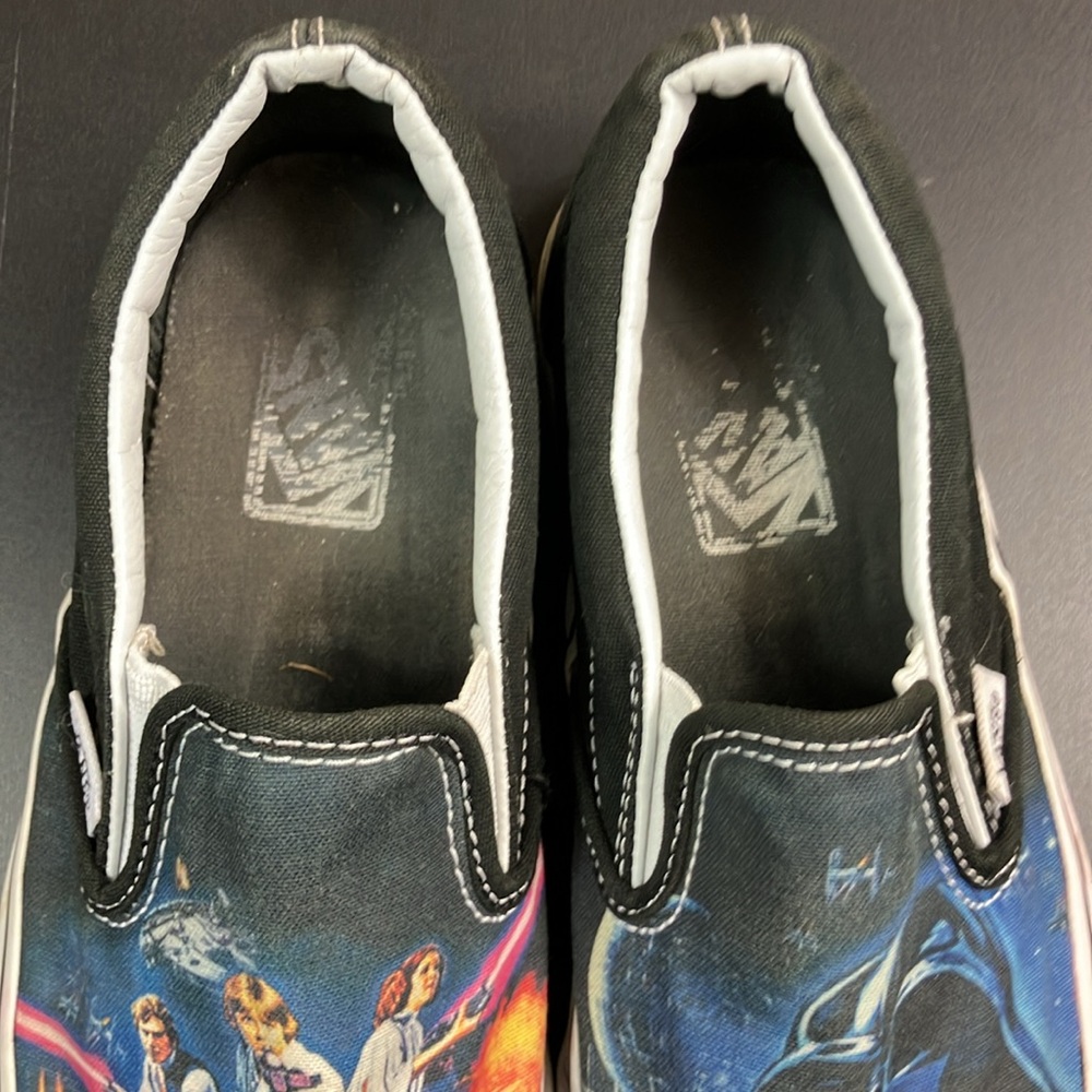 Vans x Star Wars New Hope Classic Slip On Unisex Sneaker Shoes M 5.5 / W 7 - Picture 4 of 11